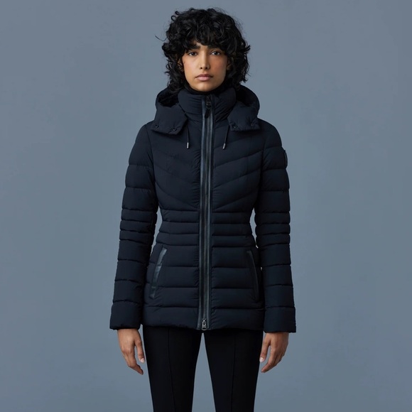 MACKAGE Patsy Quilted Down Coat in Black - Picture 1 of 12